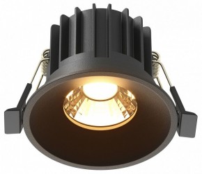 Встраиваемый светильник Maytoni Round DL058-12W2.7K-B в Нягани - nyagan.ok-mebel.com | фото