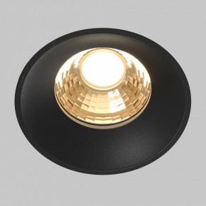 Встраиваемый светильник Maytoni Round DL058-12W2.7K-TRS-B в Нягани - nyagan.ok-mebel.com | фото 2