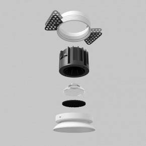 Встраиваемый светильник Maytoni Round DL058-12W2.7K-TRS-W в Нягани - nyagan.ok-mebel.com | фото 5
