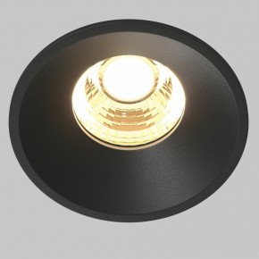 Встраиваемый светильник Maytoni Round DL058-7W2.7K-B в Нягани - nyagan.ok-mebel.com | фото 2