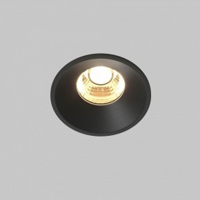 Встраиваемый светильник Maytoni Round DL058-7W2.7K-B в Нягани - nyagan.ok-mebel.com | фото 3