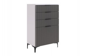 ЗЕФИР Гостиная К2 (белое дерево/черный муар) в Нягани - nyagan.ok-mebel.com | фото 11