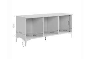 ЗЕФИР Гостиная К2 (белое дерево/черный муар) в Нягани - nyagan.ok-mebel.com | фото 5