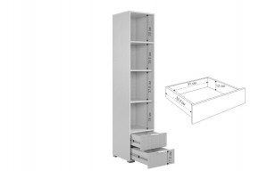ЗЕФИР Гостиная К2 (белое дерево/черный муар) в Нягани - nyagan.ok-mebel.com | фото 7