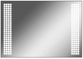 Зеркало Cosmo 100 black с подсветкой Sansa (SC1047Z) в Нягани - nyagan.ok-mebel.com | фото