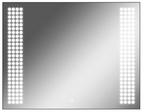 Зеркало Cosmo 90 black с подсветкой Sansa (SC1051Z) в Нягани - nyagan.ok-mebel.com | фото