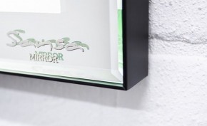 Зеркало Even 80 black с подсветкой Sansa (SE1055Z) в Нягани - nyagan.ok-mebel.com | фото 4